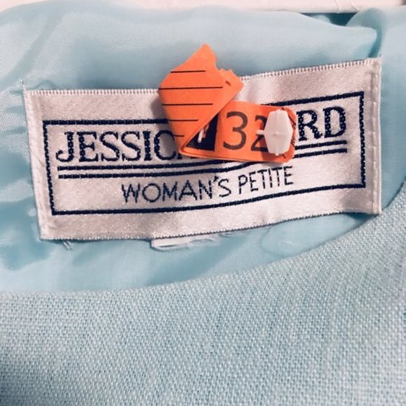 2 Piece-Dress Outfit Vintage Jessica Howard Woman 14-16 W Petite  **PLEASE READ - Picture 8 of 16